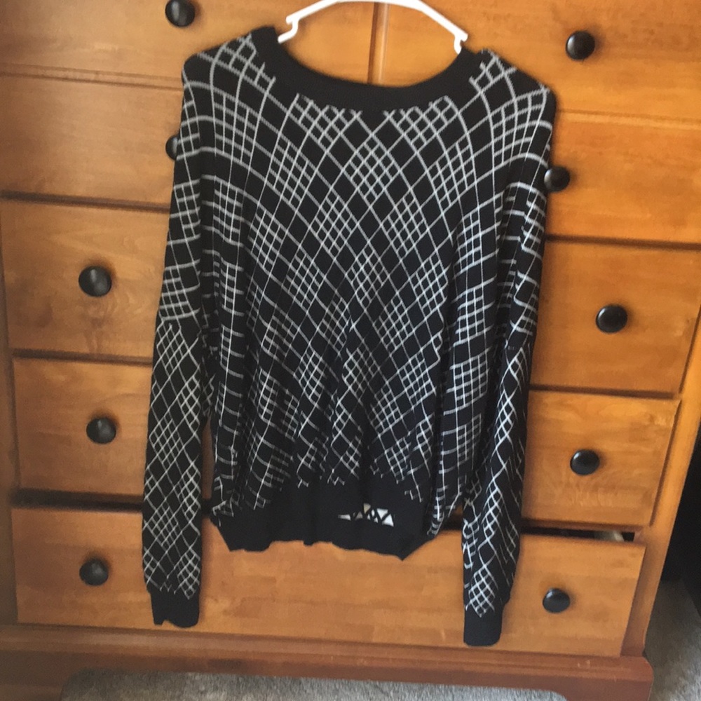TopShop Black & White Sweater